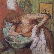 Edgar Degas Lady in the bathroom France oil painting artist